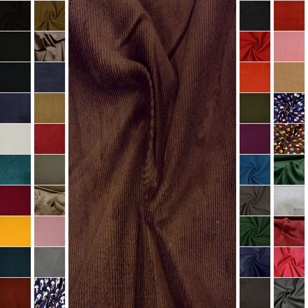 STOFFBOOK BREITCORD FEINCORD STOFF STOFFE METERWARE ~36 FARBEN #SG02 - Picture 10 of 75