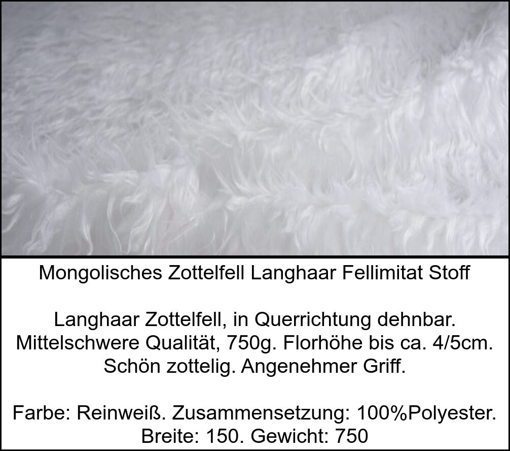 STOFFBOOK LANGHAAR MAMMUT TIERFELL WOLF ROSEN BATIK FELL STOFFE ~83 FARBEN #SG26 - Picture 32 of 83
