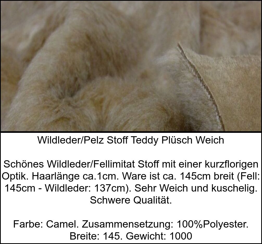 STOFFBOOK LANGHAAR MAMMUT TIERFELL WOLF ROSEN BATIK FELL STOFFE ~83 FARBEN #SG26 - Picture 48 of 83