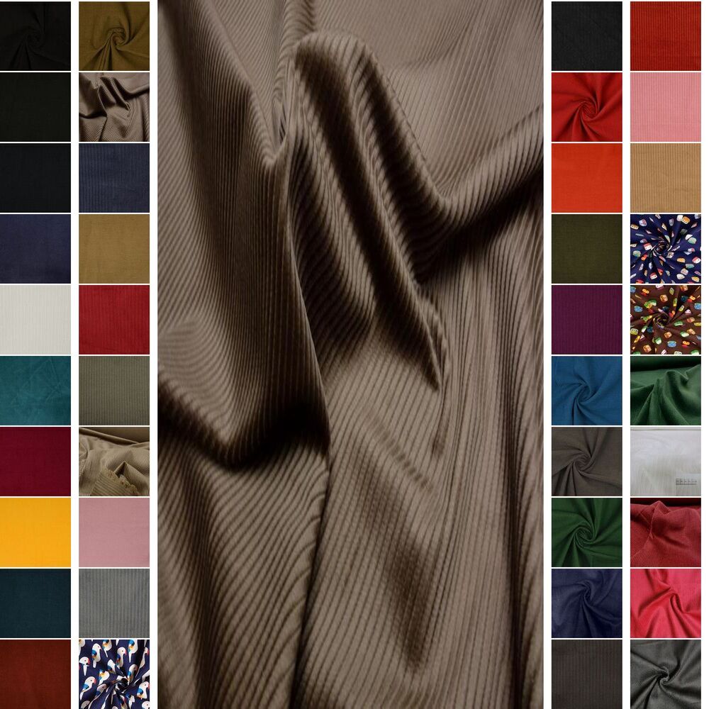 STOFFBOOK BREITCORD FEINCORD STOFF STOFFE METERWARE ~36 FARBEN #SG02 - Picture 52 of 75