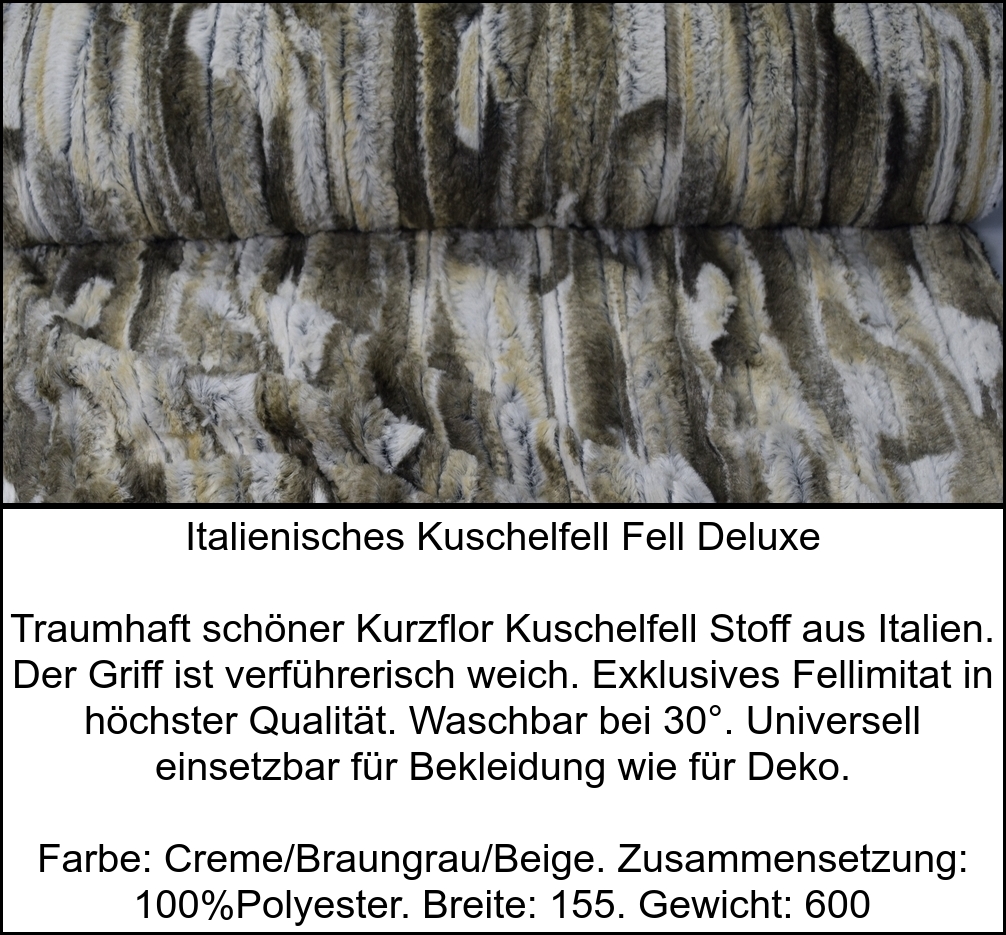 STOFFBOOK LANGHAAR MAMMUT TIERFELL WOLF ROSEN BATIK FELL STOFFE ~83 FARBEN #SG26 - Picture 75 of 83